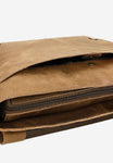 Wojas Brown Leather Messenger Bag | 80356-92