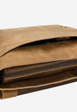 Wojas Brown Leather Messenger Bag | 80356-92