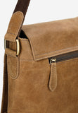 Wojas Brown Leather Messenger Bag | 80356-92