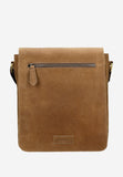 Wojas Brown Leather Messenger Bag | 80354-92