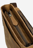 Wojas Brown Leather Messenger Bag | 80354-92