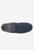 Wojas Dark Blue Leather Sandals - Sneakers  | 2156-76