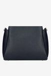 Wojas Navy Blue Leather Crossbody Bag | 8010656