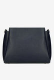 Wojas Navy Blue Leather Crossbody Bag | 8010656