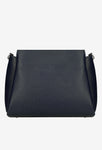 Wojas Navy Blue Leather Crossbody Bag | 8010656
