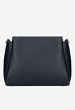 Wojas Navy Blue Leather Crossbody Bag | 8010656