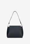 Wojas Navy Blue Leather Crossbody Bag | 8010656