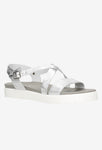 Wojas Silver Leather Sandals  | 7601459