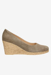Wojas Light Brown Leather Closed Toe Wedges | 35077-67