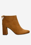 Wojas Light Brown Leather Ankle Boots with Zipper | 5508863