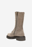 Wojas Dark Beige Leather Ankle Boots | 6406764