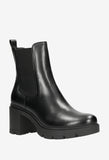 Wojas Black Leather Heeled Insulated Chelsea Boots | 5510951