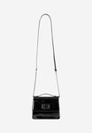 Wojas Black Patent Leather Crossbody Bag | 80215-31