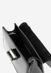 Wojas Black Patent Leather Crossbody Bag | 80215-31