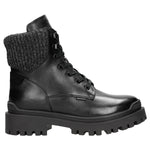 Wojas Black Leather Insulated Ankle Boots | 6405271