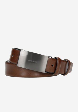 Wojas Elegant Brown Leather Belt | 93064-52