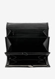 Wojas Black Leather Snap Wallet | 91051-51
