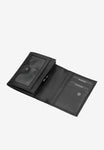 Wojas Black Leather Snap Wallet | 91051-51