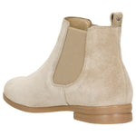 Wojas Beige Velour Leather Chelsea Boots | 9503-64