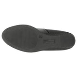 Wojas Black Leather Closed Toe Wedges | 35077-51