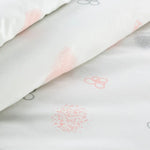 100% Cotton White Printed Duvet Set - Mother's Daughter +/ - TWIN SIZE | Kids-06
