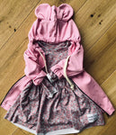 Toddler Girls' Pink Hoodie with Ears | LS-06