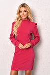 Italian Style Pink Glitter Dress | SU-21495-P