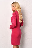 Italian Style Pink Glitter Dress | SU-21495-P