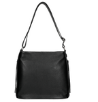 Wojas Black Leather Messenger Bag | 8006751