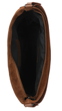 Wojas Light Brown Leather Messenger Bag | 9857-73