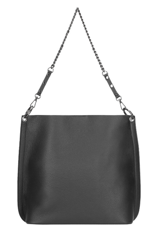 Wojas Black Leather Tote Bag | 982051