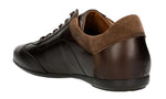 Wojas Dark Brown Leather Sneakers | 1002472
