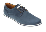 Wojas Navy Blue Lightweight Leather Shoes | 10019-26