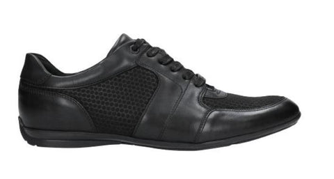 Wojas Black Leather Sneakers | 1001471