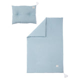 Light Blue Linen Bedding Set | CC-ZM-LMZP