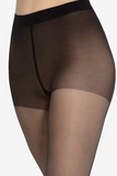 Gatta Black 20 Denier Compression Tights | CONTROL-BL