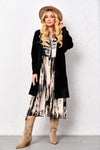Black Cardigan a'la Alpaca with Pockets | SW-9351-BL