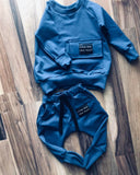 Boys' Dark Blue Lightweight Pants | LS-05