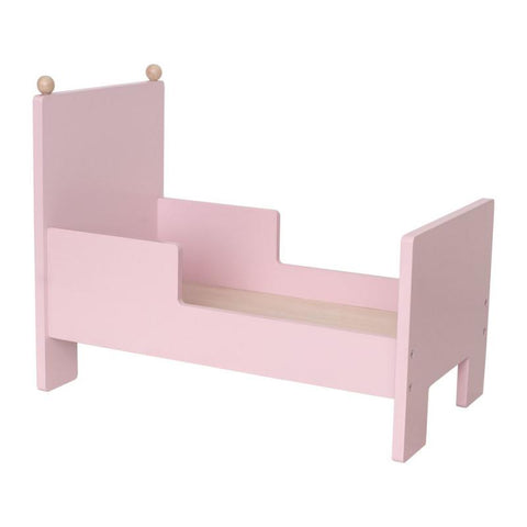 JaBaDaBaDo Pink Wooden Doll Bed | W7178