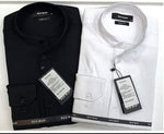 Men's Cotton Slim Fit Shirt with Stand-up Collar | EGO-01