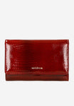 Wojas Red Embossed Leather Snap Wallet | 91059-35