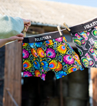 Men's Black Boxer Shorts with Łowicz Folk Pattern | 24801