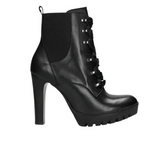 Wojas Black Leather Ankle Boots | 6402481