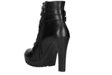 Wojas Black Leather Ankle Boots | 6401151