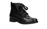 Wojas Black Insulated Leather Ankle Boots | 6400551