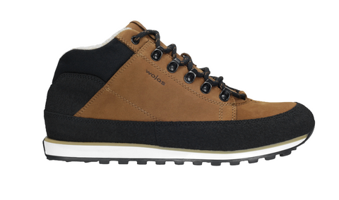 Wojas Light Brown Leather Insulated Ankle Boots | 918173