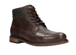 Wojas Dark Brown Leather Winter Insulated Ankle Boots | 917882