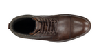 Wojas Dark Brown Leather Winter Insulated Ankle Boots | 917882