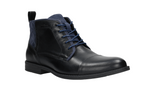 Wojas Black Leather Insulated Ankle Boots | 917071