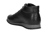 Wojas Black Leather Winter Insulated Ankle Sneakers | 916651